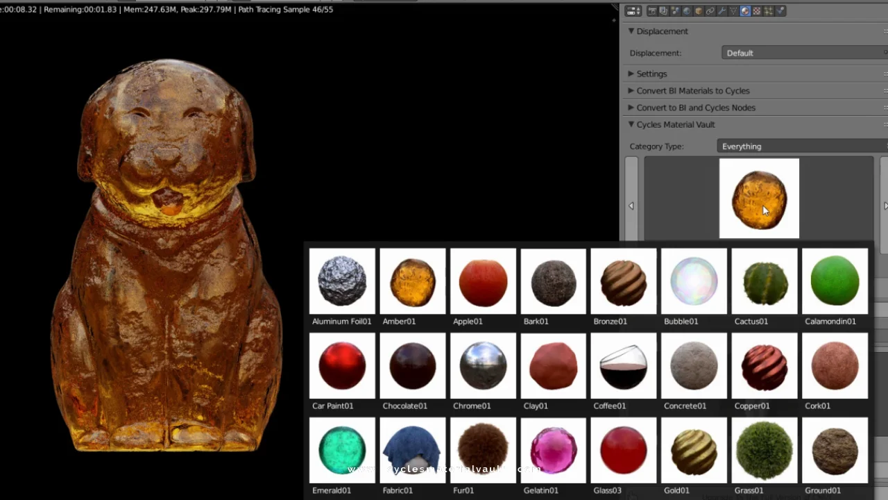 Cycles Material Vault Lite screenshot 2