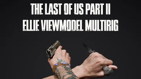 Ellie Viewmodel Multirig - Blender 3d models