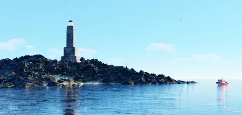 The Lighthouse Rock - Blender scenes