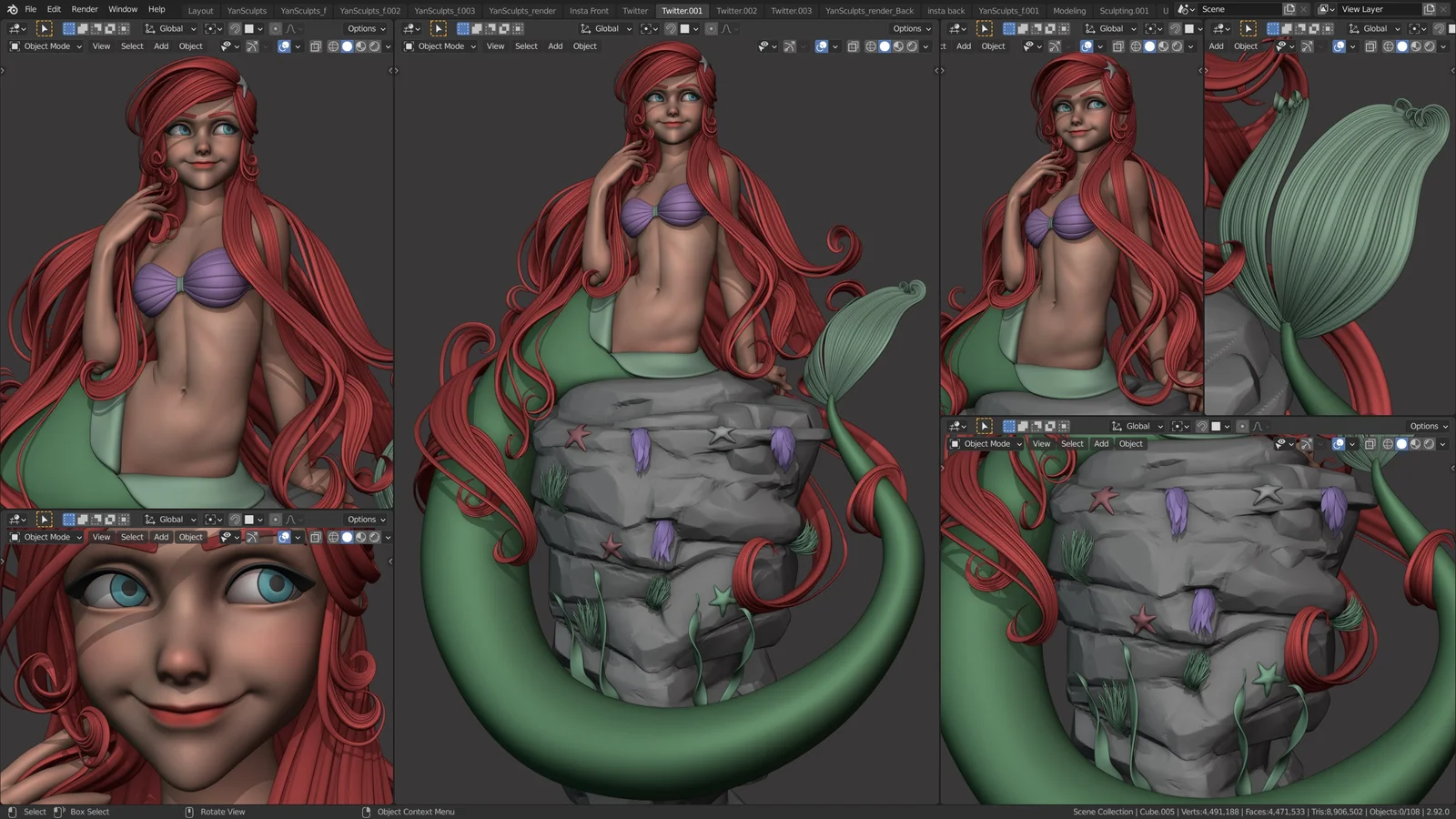 Little Mermaid Character Creation screenshot 5
