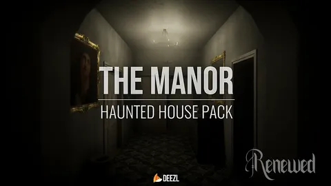 The Manor Haunted House - Blender 3d models
