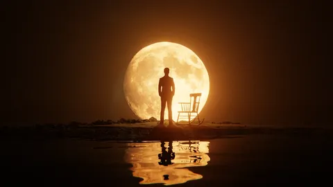 The Moon Watcher - Blender scenes