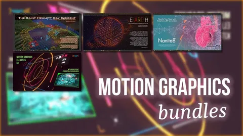 Motion Graphics Mini Course Bundle - Blender tutorials & courses