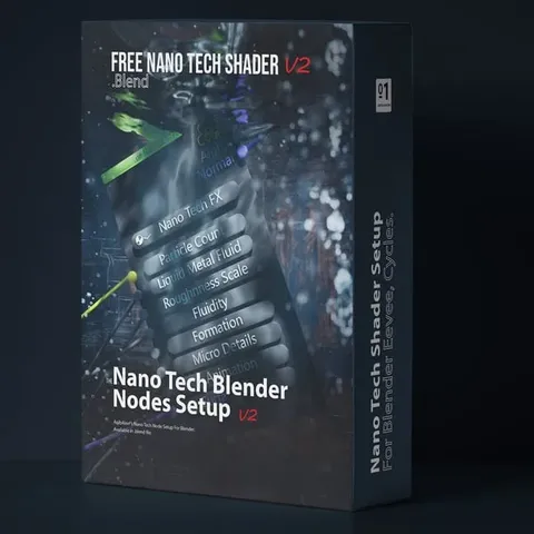Nano Tech Shader - Blender shaders
