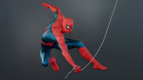 No Way Home Suit - Blender textures & materials