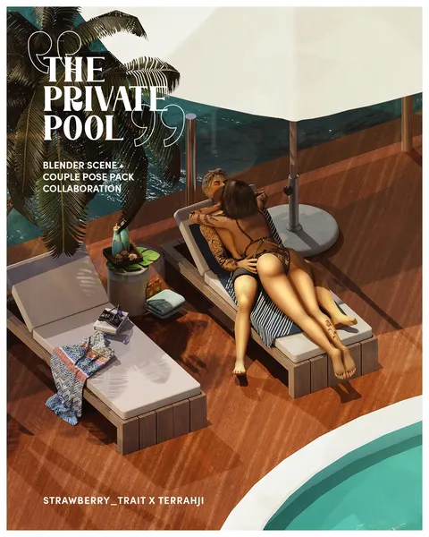 Private Pool - Blender scenes