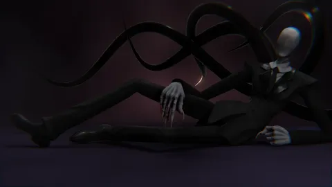 Slenderman - Blender 3d models