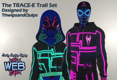 TRACE-E Trail Set - Blender textures & materials