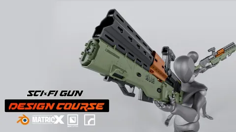 Weapon Design Masterclass - Blender tutorials & courses