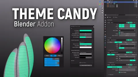 Theme Candy - Blender addons