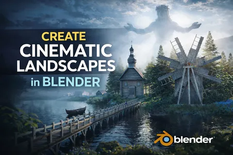 Cinematic Landscapes - Blender tutorials & courses