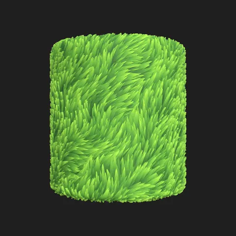Stylized Thick Grass - Blender textures & materials
