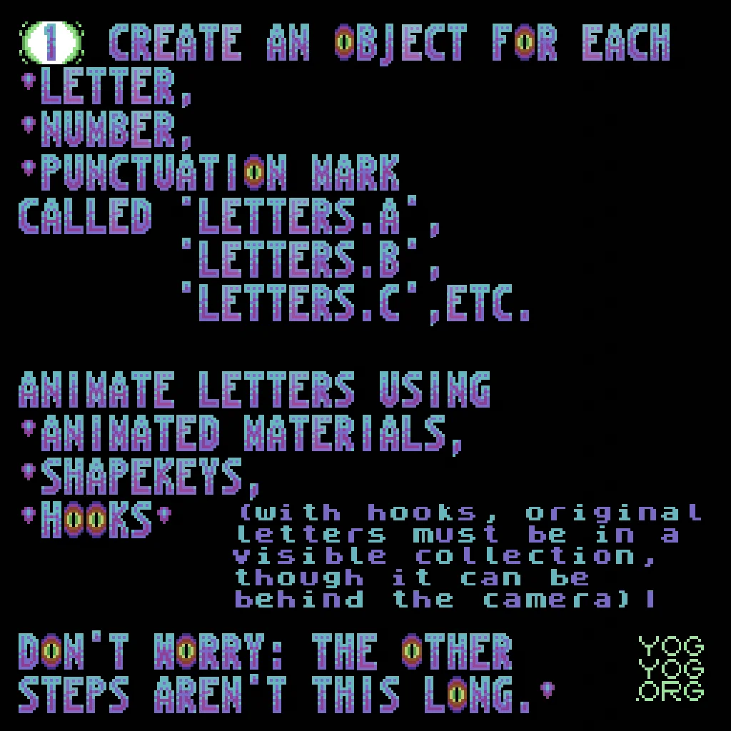 Object Font Minitorial screenshot 3