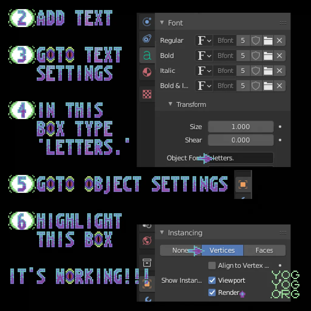Object Font Minitorial screenshot 4