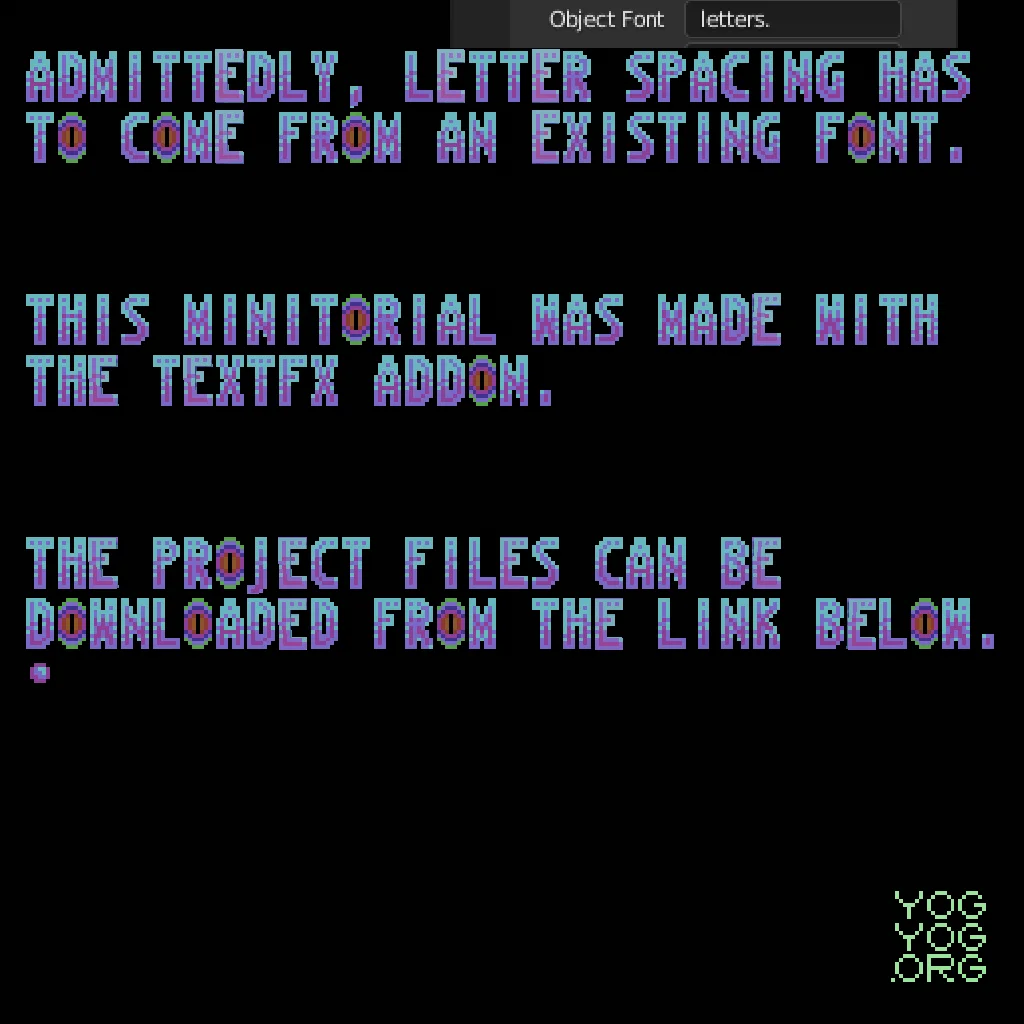 Object Font Minitorial screenshot 6