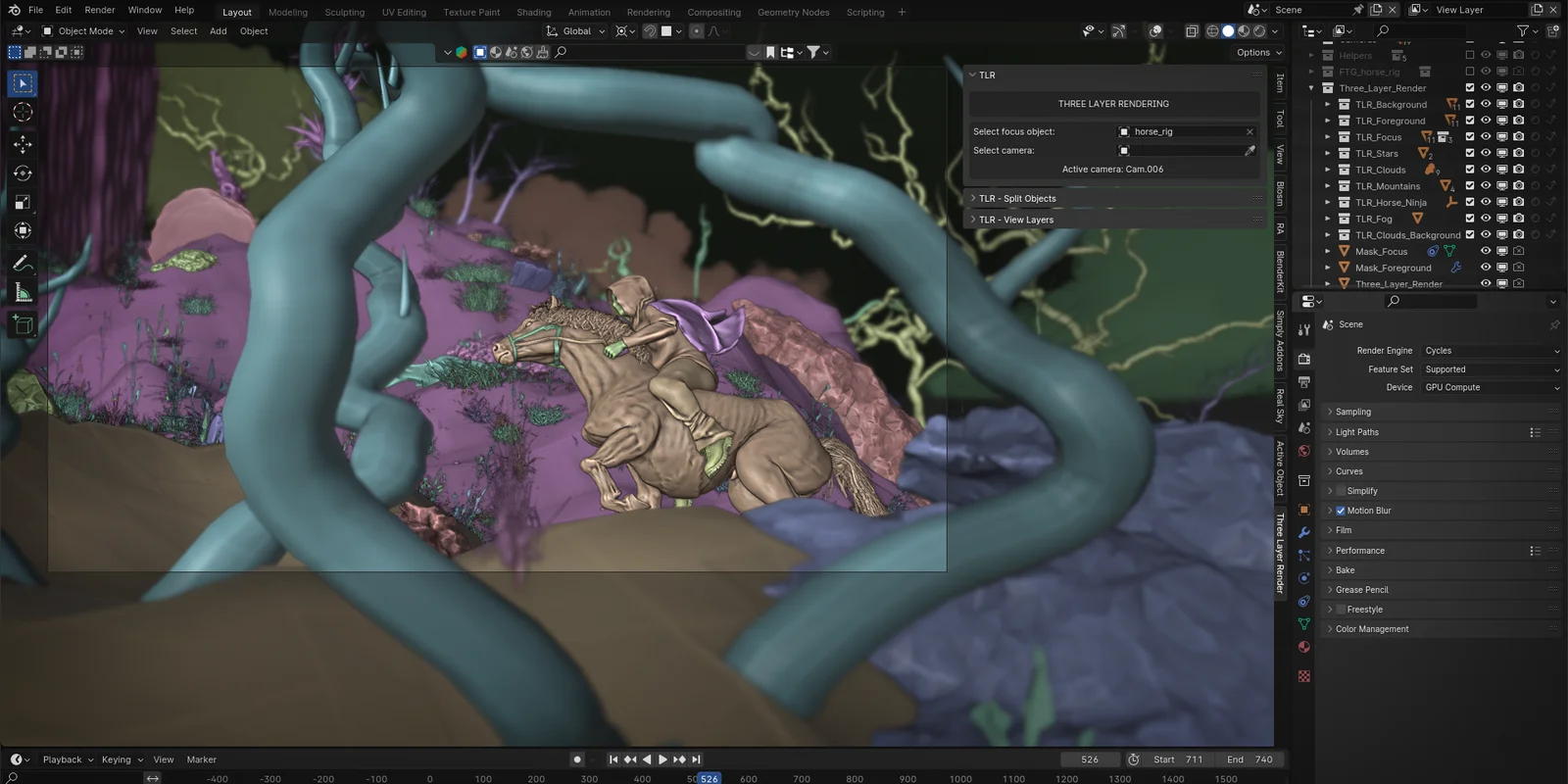 Three Layer Rendering screenshot 2