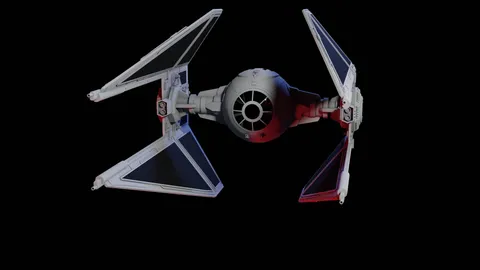 Tie Interceptor - Blender 3d models