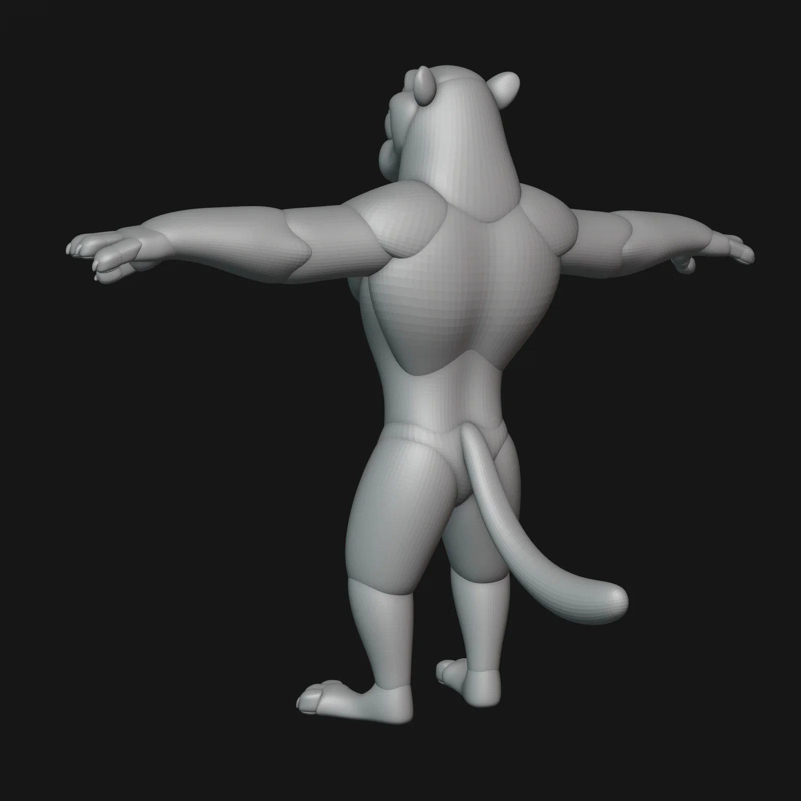 Tiger Character Blockout screenshot 3