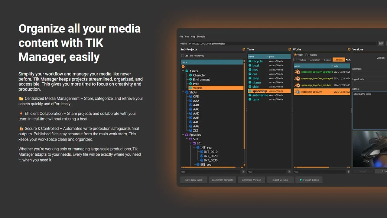 Tik Manager screenshot 2
