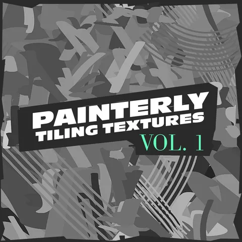 Tiling Painterly Textures Vol. 1 - Blender textures & materials