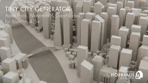 Tiny City Generator - Blender geometry nodes