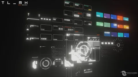 TL-MX Decal Set 03 HUD Kit - Blender textures & materials