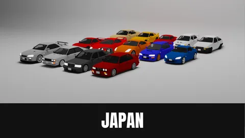 Toon Japan - Blender 3d models