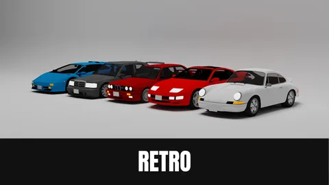 Toon Retro - Blender 3d models