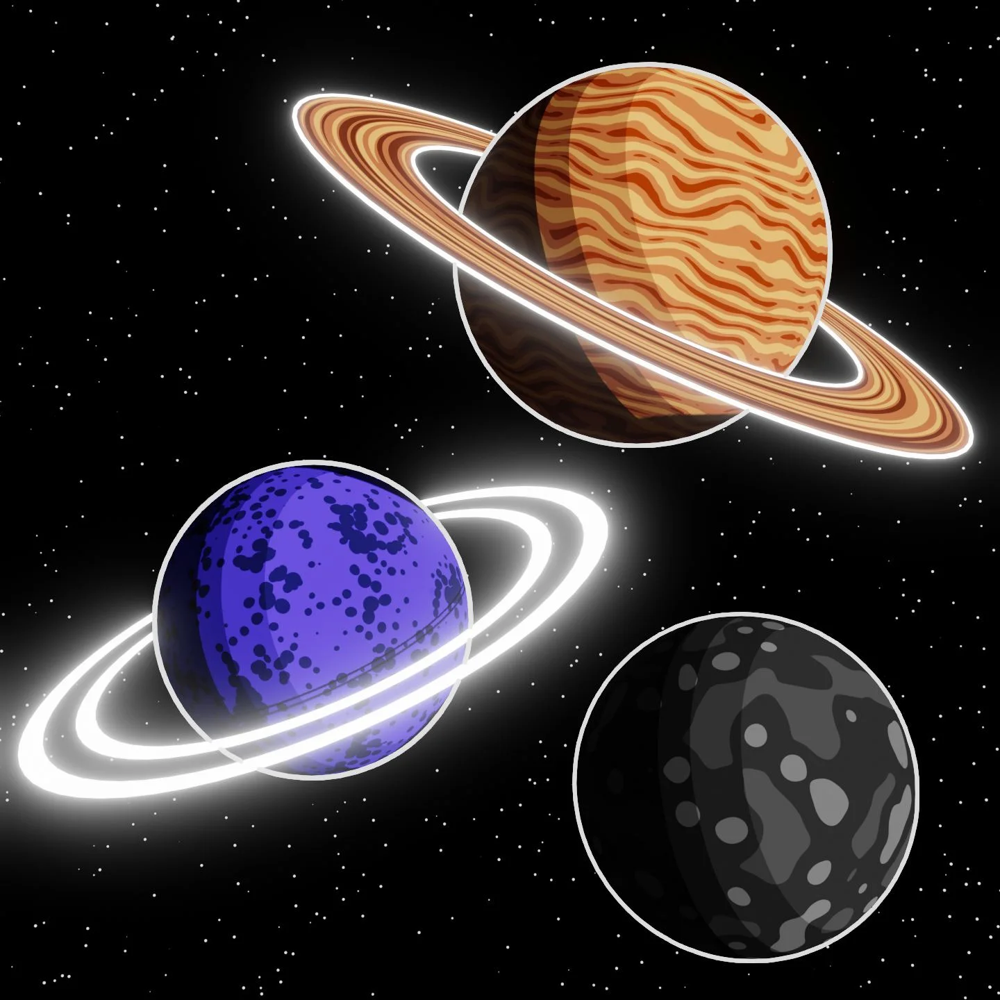 Toon Style Planets screenshot 4