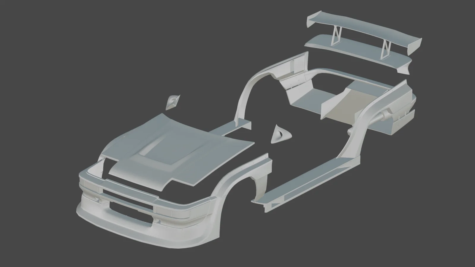 Toyota AE86 Trueno Tec Art's N2 Kit screenshot 5