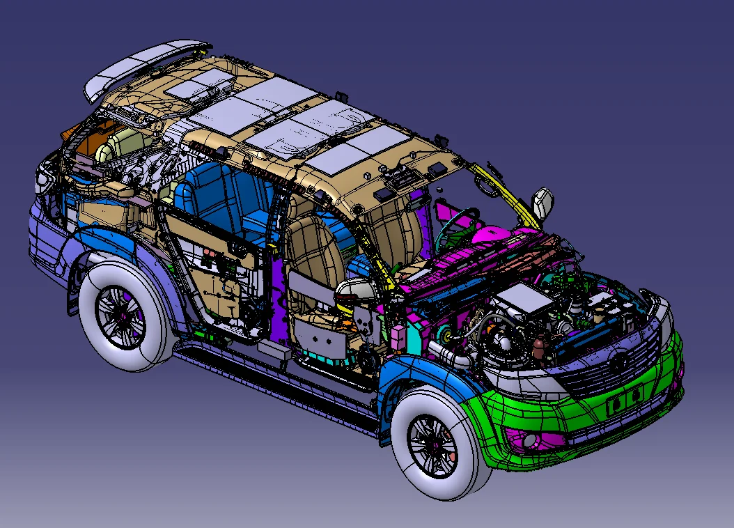 Toyota Fortuner CAD Dataset screenshot 4