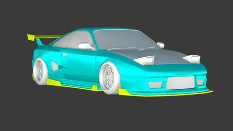 Toyota MR2 Axhe Bodykit - Blender 3d models