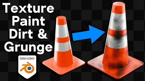 Traffic Cone Tutorial Files - Blender tutorials & courses