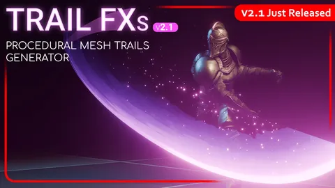 Trail FXs - Blender geometry nodes