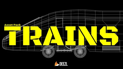 Trains - Blender 3d models