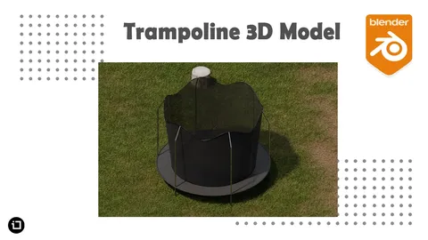 Trampoline - Blender 3d models