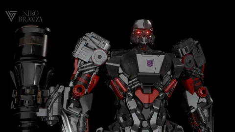 Transformers Megatron Concept - Blender 3d models