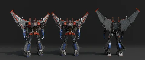 Transformers Starscream - Blender 3d models