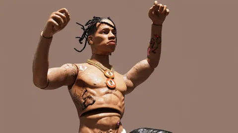 Travis Scott Toy Figure - Blender 3d models