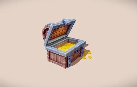 Treasure Chest - Blender 3d models