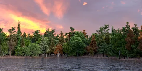 Trees It's A Breeze - Blender geometry nodes