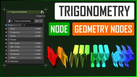 Trigonometry Group Node - Blender geometry nodes