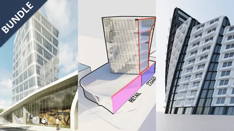Triple Architecture Course Bundle - Blender tutorials & courses