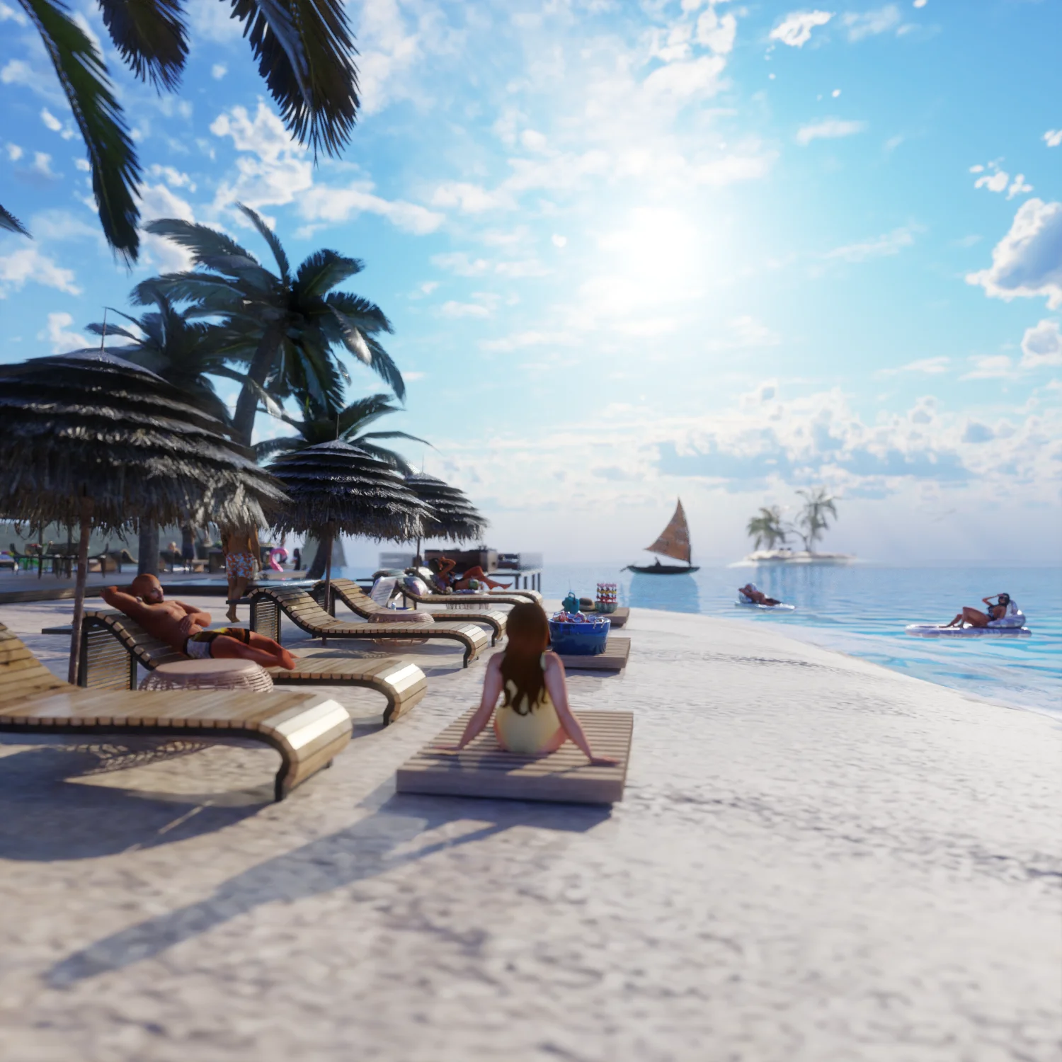 Tropical Beach Resort screenshot 4