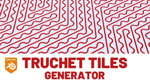 Truchet Tiles Generator - Blender geometry nodes