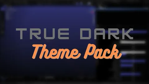 True Dark Themes Pack - Blender addons