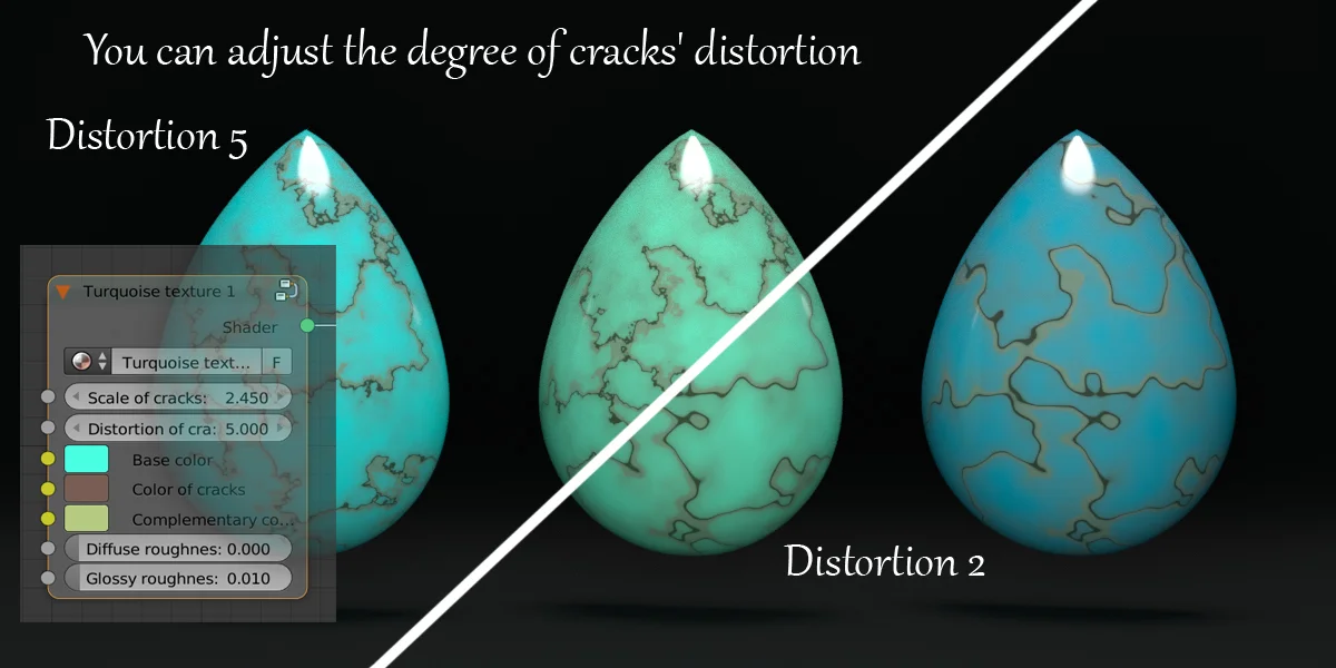 Turquoise Stone Shader screenshot 2