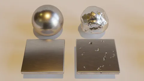 Procedural Aluminum Metal - Blender shaders
