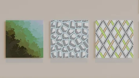 Abstract Procedural Textures - Blender shaders