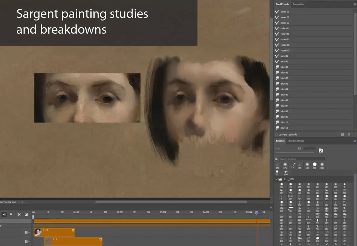 Sargent Portrait Techniques screenshot 6